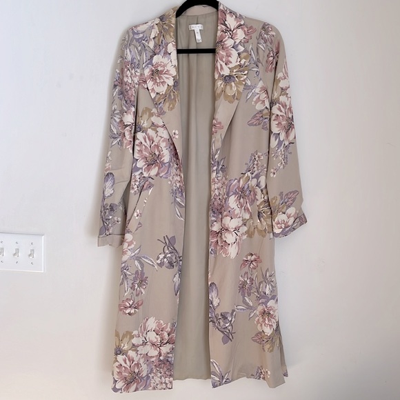 Leith Jackets & Blazers - Leith floral duster Sz Xs.            Rack